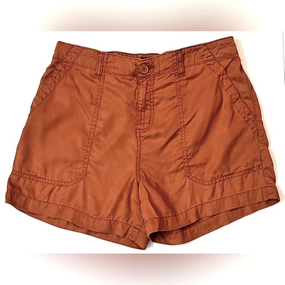 Social Standard by Sanctuary Women's Orange Casual Fortune Shorts Size Small - Picture 1 of 14